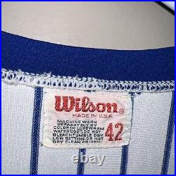 Old Wilson Vintage CHICAGO CUBS Authentic Game MLB baseball Jersey Size 42