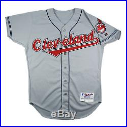Omar Vizquel 2004 Game Used Cleveland Indians Worn Road Jersey