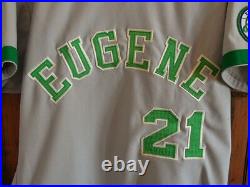 Orig. 1980's Kansas City Royals Eugene Emeralds GAME USED BASEBALL JERSEY