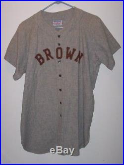 Original 1940s-50s Brown University Baseball Wool Jersey