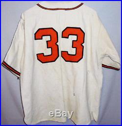 -Original- 1950's -St. Louis Browns- Vintage Pro Baseball Game Uniform Jersey