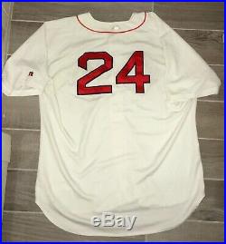 Original Manny Ramirez Game used worn 2004 Red Sox home jersey Great wear