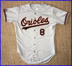 Orioles Cal RIPKEN Vintage Road jersey, Size 44 Authentic Rawlings, 1988-1990
