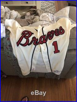 Ozzie Albies 2017 Game-Used Jersey ROOKIE Atlanta Braves Wow! One Of His First