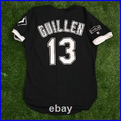 Ozzie Guillen Chicago White Sox Game Used Worn Jersey 1997 LOA