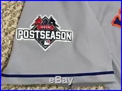 POSTSEASON URIBE sz 50 #2 2015 New York Mets game jersey issued road gray MLB