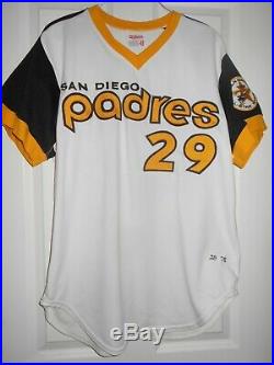 Padres 1978 Game-Used All-Original Home Jersey #29 Mickey Lolich with'78 AS Patch