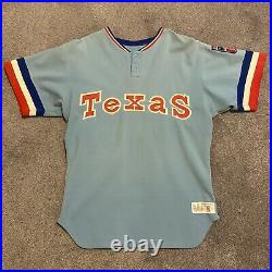 Pat Corrales Game Worn Texas Rangers Jersey Goodman & Sons Used MLB Blue
