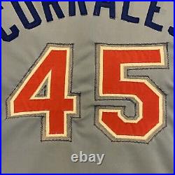 Pat Corrales Game Worn Texas Rangers Jersey Goodman & Sons Used MLB Blue