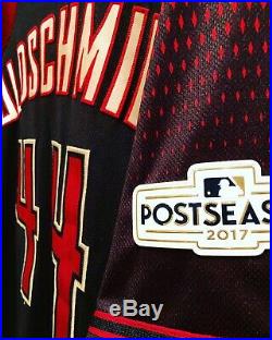 Paul Goldschmidt Game Used Diamondbacks 2017 Playoff Jersey MLB Certified