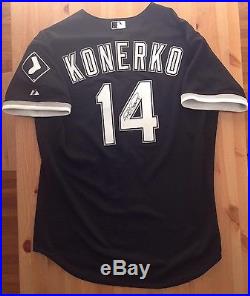 Paul Konerko Game Worn Jersey Autographed Chicago White Sox 2009