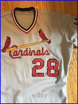 Pedro Guerrero 1989 Cardinals Game Used Worn Jersey With AAB Patch