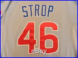 Pedro Strop 2015 Chicago Cubs game used jersey MLB authenticated