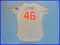 Pedro Strop 2015 Chicago Cubs game used jersey MLB authenticated