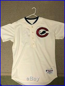 Pedro Strop GAME USED Chicago Cubs Chicago Whales 2015 Jersey MLB Authentic