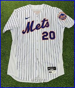 Pete Alonso New York Mets Game Used Jersey Worn 2023 Home Pinstripe MLB Auth