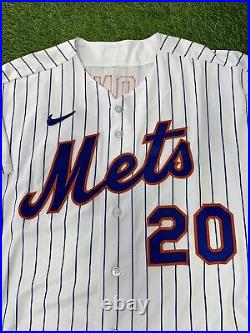 Pete Alonso New York Mets Game Used Jersey Worn 2023 Home Pinstripe MLB Auth