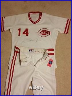 Pete Rose 1989 Cincinnati Reds Complete Uniform (Marge Schott Estate)