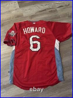 Phillies Game Issued/ Worn Ryan Howard 2009 All Star Bp Jersey