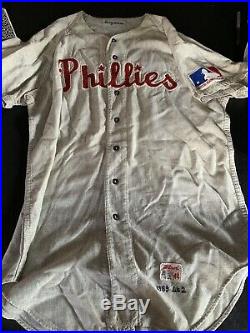 Phillies Game Used/ Worn 1969 Woody Fryman Jersey