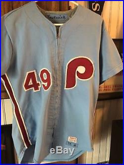 Phillies Game Used/ Worn 1979 Rawly Eastwick Jersey