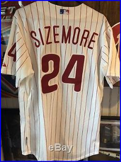 Phillies Game Used/ Worn 2015 Grady Sizemore Jersey