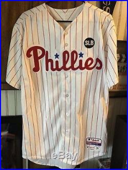 Phillies Game Used/ Worn 2015 Grady Sizemore Jersey