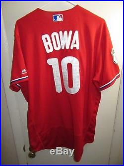 Phillies Larry Bowa 2017 Game-Used Spring Training Jersey with patches