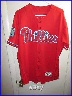 Phillies Larry Bowa 2017 Game-Used Spring Training Jersey with patches