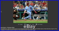 Phillies Mets Indians Asdrúbal Cabrera 2018 Game Used Road Jersey Photo Matched