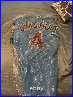 Phillies game used 1989 Lenny Dykstra jersey