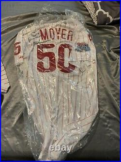 Phillies game used Jamie Moyer jersey