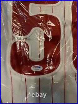 Phillies game used Jamie Moyer jersey