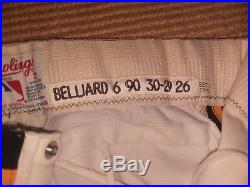 Pittsburgh Pirates Rafael Belliard Game Used Worn 1990 Home Uniform Jersey Set 1