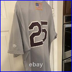 Potomac CANNONS PW Washington Nationals Game Worn Used Jersey St Louis Cardinals