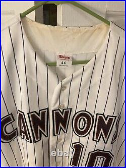 Potomac CANNONS Washington Nationals Game Worn Used Jersey Prince William 90's