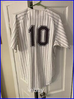 Potomac CANNONS Washington Nationals Game Worn Used Jersey Prince William 90's