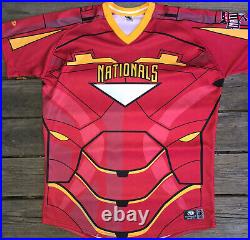 Potomac Nationals Game Worn Jersey #17 Ironman Comic Con Night Size 48 XL