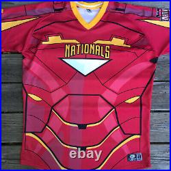 Potomac Nationals Game Worn Jersey #17 Ironman Comic Con Night Size 48 XL