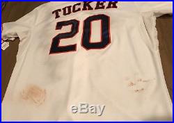 Preston Tucker Rookie 2015 Game Used Worn Houston Astros Jersey MLB Hologram