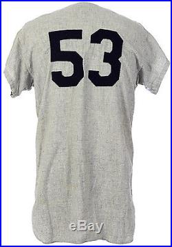 RARE 1967 New York Yankees Game Worn Used Jersey Ross Moschitto Mickey Mantle