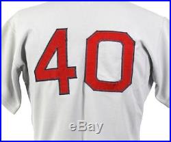 RARE 1977 RICK WISE Red Sox GAME WORN ROAD JERSEY ALL-STAR MEARS