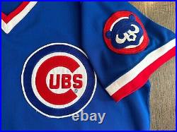 RARE 1984 Wilson CHICAGO CUBS Team Issued Game Jersey Pullover Blue Size 50