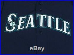 RARE 2019 JAPAN BB ALT NAVY SIZE 46 2019 Seattle Mariners game jersey MLB HOLO