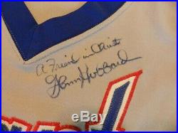 RARE Glenn Hubbard Braves Game Used / Worn 1978 Rookie Jersey Signed