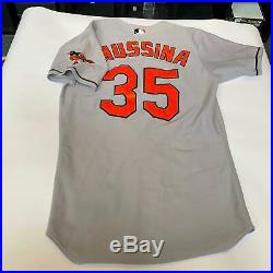 RARE Mike Mussina 2000 Game Used Baltimore Orioles Jersey With COA Hall Of Fame
