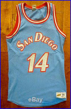 Rare Nba San Diego Clippers, Circa 1978, Game-worn Powder Blue Basketball Jersey