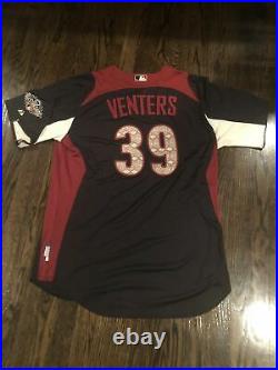 RARE NL All Star GAME USED JERSEY Jonny Venters Atlanta Braves 2011 Baseball MLB