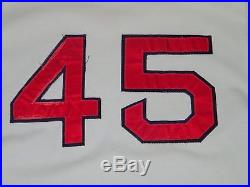 RARE ORIGINAL 1972 BOSTON RED SOX GAME WORN USED PULLOVER JERSEY With REPAIRS