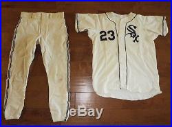 RARE & VINTAGE 1970's CHICAGO WHITE SOX GAME-USED HOME UNIFORM